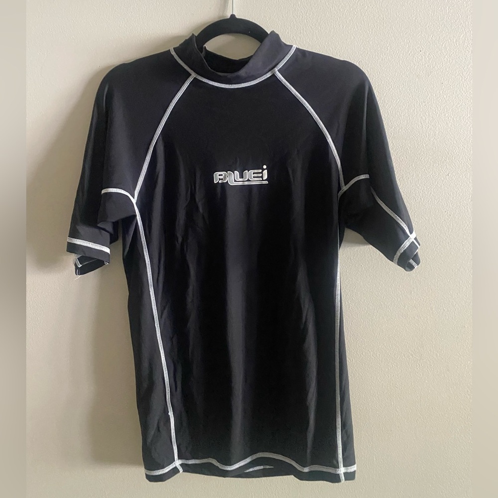 Men's Black Swim Shirt